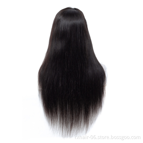ISEE Human Hair Straight Swiss Lace Wigs For Black Women